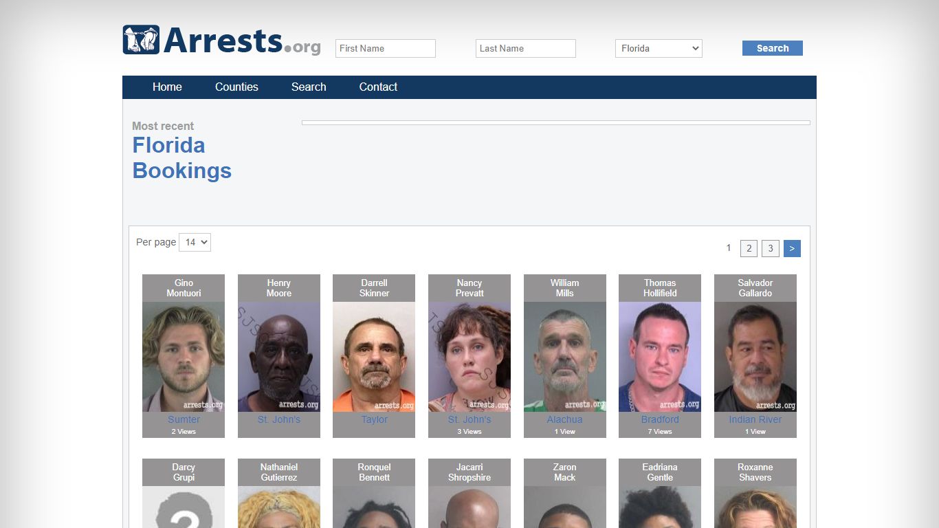 Florida Arrests and Inmate Search